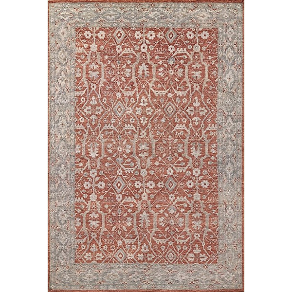 Canora Grey Hagy Oriental Red/Gray Area Rug Wayfair
